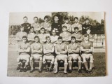 Rară! Carte poștală foto cu echipa de fotbal Dinamo București sezonul 1969-1970:Lucescu,Dumitrache...