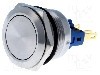 Intrerupator anti-vandalism, ON-(ON), &Oslash;22mm, ONPOW - GQ22-11/S