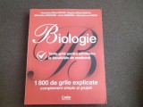 Biologie pentru admiterea la facultatile de medicina. 1800 de teste grile explicate - Alexandru Mihai Antohi
