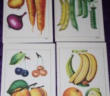 lot 4 planse didactice epoca de aur 1978 - Prin magazine - La piata - 24x17 cm