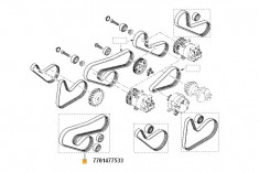 Kit Transmisie Cu Ac Si Servo Dacia Logan 2006-, Sandero 2008- Motorizare 1.2 16v Renault Twingo 1996-2007; 7701477533 foto