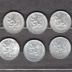 CEHOSLOVACIA 1977 - 1990 - LOT 9 MONEDE 10 HALERU (6)