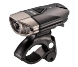 Far Bicicleta LED 300 Lumeni Infini Super Lava, 4 Functii, Montare Casca, Indicator Baterie, Titanium