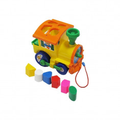 Locomotiva educativa+forme, 22x14x18 cm, Cavallino