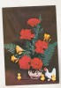 Bnk cp Felicitare - Flori - 0197/79 - uzata - marca fixa