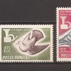 Romania 1965, LP. 617 - Ziua marcii postale romanesti, MNH