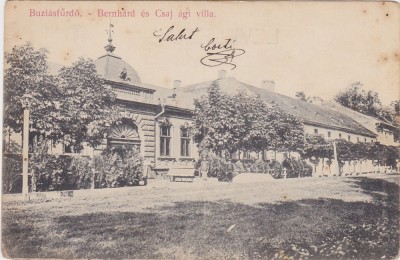 CP BUZIAS BUZIASFURDO Bernhard es Csaj agi villa ND(1910) foto