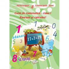 Exersez si calculez! Caiet de matematica. Clasa I - Adina Grigore, Cristina Ipate-Toma foto