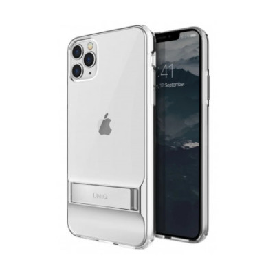 Husa Cover TPU Uniq Cabrio cu Suport Reglabil pentru iPhone 11 Pro Transparent foto