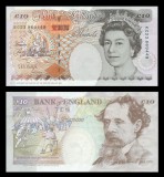 MAREA BRITANIE █ bancnota █ 10 Pounds █ 1993 █ P-386a █ Kentfield █ UNC