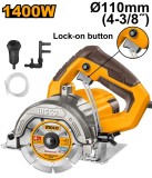 Circular pentru ceramica 1400W, disc diamantat 110mm, 13000rpm, adancime reglabila, INGCO MC140068