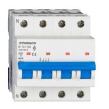 Siguranta automata modulara MCB Schrack Technik Amparo MCB AM618810, 6 kA, 3P+N, 10 A, curba B