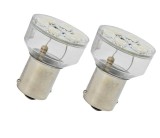 Becuri auto cu leduri Vecta 12V BA15s S25 , 6 LED , 5050 SMD , rosu Kft Auto