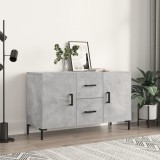 VidaXL Servantă, gri beton, 100x36x60 cm, lemn compozit