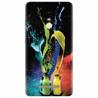 Husa silicon pentru Xiaomi Remdi Note 3, Abstract Color Bottles Splash foto