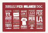 FA32-Carte Postala- ITALIA - Regali per milanesi doc advertising, Necirculata, Fotografie