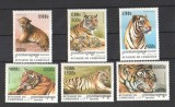 78-CAMBODGIA 1998-Anul TIGRULUI-Serie completa de 6 timbre nestampilate MNH, Nestampilat
