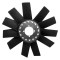 Elice ventilator Land Rover Discovery, 10.1989-09.2004, Range Rover, 1992-2002, motor 2.5, 3.0 diesel, cu/fara AC, 433 mm