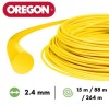 Fir Motocoasa Oregon 2.4mm x 15m, Universal, Sectiune Rotunda, Trimmer, Nailon, Stihl, Husqvarna, Chinezeasca