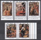 Camerun 1979 - Crăciun - Picturi de Fra Filippo Lippi, Boticelli, s.a., MNH