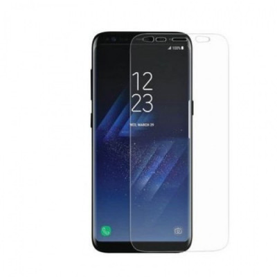 Folie plastic clasic, Samsung Galaxy S8, protectie ecran, fata, total transparenta, acopera tot ecranul foto