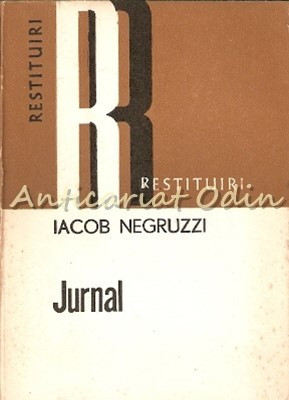 Jurnal - Iacob Negruzzi