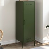 VidaXL Dulap &icirc;nalt, verde măsliniu, 36x39x113 cm, oțel