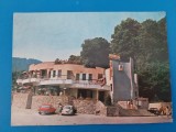CPIB 23048 CARTE POSTALA - CACIULATA, RESTAURANTUL &quot;PERLA OLTULUI&quot;, CIRCULATA, 1977, STAMPILE, TIMBRU, AUTOTURISM DE EPOCA