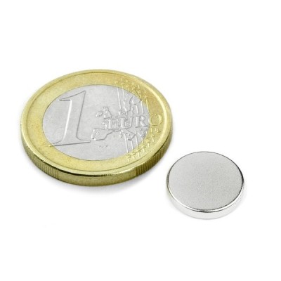 Magnet neodim disc &amp;Oslash;12&amp;amp;#215;2 mm, putere 1,7 kg, N45 foto