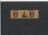 ROMANIA 2021 LP 2346 CRACIUN TRIPTIC CU VINIETA MNH NESTAMPILAT