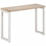 vidaXL Masă Consolă Maro 110x35x76 cm Lemn de Mango și Fier