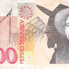M1 - Bancnota foarte veche - Slovenia - 500 Tolari - 2001