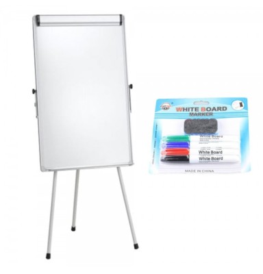 FLIPCHART MAGNETIC 70x100 cm +Plus Office + CADOU! (Set 4 markere+burete) foto