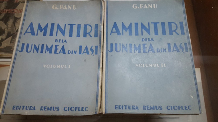 G. Panu, Amintiri dela Junimea din Iași, Vol. 1-2 editura Remus Cioflec 038