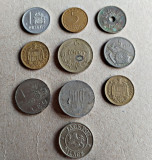 Lot 10 monede staine și romanesti circulate conform foto L5