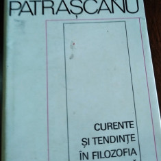 CURENTE SI TENDINTE IN FILOSOFIA ROMANEASCA LUCRETIU PATRASCANU TD