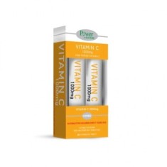 Power of Nature Vitamina C 1000mg + 500mg cu Stevia 40 Comprimate Efervescente