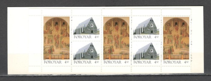 Feroe.1996 Biserica crestina Klaksvik carnet DF.219