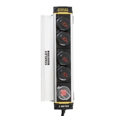 Prelungitor cu 4 prize, 3m lungime, intrerupator, clema din aluminu, ip44 MultiMark GlobalProd foto