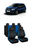 Cumpara ieftin Set huse scaune dedicate Dacia Sandero II (2013-2020) Albastru ViSION, Umbrella