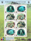 KIRGHIZSTAN, K&Acirc;RG&Acirc;ZSTAN, Kyrgyzstan 1999, Fauna, WWF, serie neuzata, MNH, Nestampilat