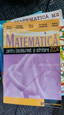 MATEMATICA PENTRU BACALAUREAT SI ADMITERE IONESCU GHERGHINA TELER foto