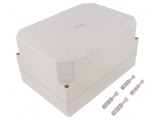 Carcasă universală gri 180x254x137 mm