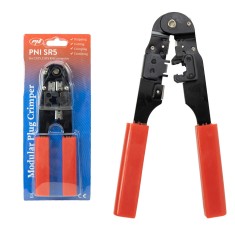 Aproape nou: Cleste PNI SR5 pentru taiat, dezizolat cablu si sertizat mufe RJ45 CAT