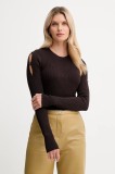 Sessun pulover culoarea maro, 25109028