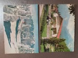 grup doua carti postale circulate ,stare foarte buna