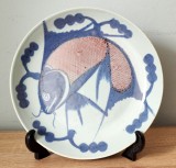 Cumpara ieftin Farfurie veche , Dinastia Qing tarzie, ceramica glazurata, China