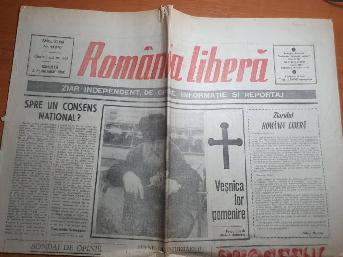 romania libera 3 februarie 1990-manea manescu ,emil bodu la tribunal