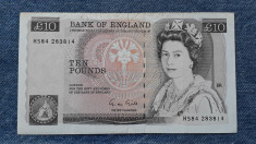 10 Pounds Marea Britanie ND ( 1988 - 1991 ) G. M. Gill / Anglia foto