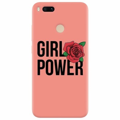 Husa silicon pentru Xiaomi Mi A1, Girl Power 2 foto